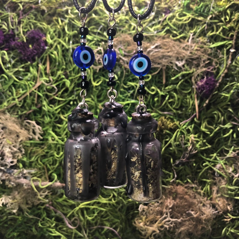 Protection Self-Love Anti-Anxiety Spell Jar Necklaces