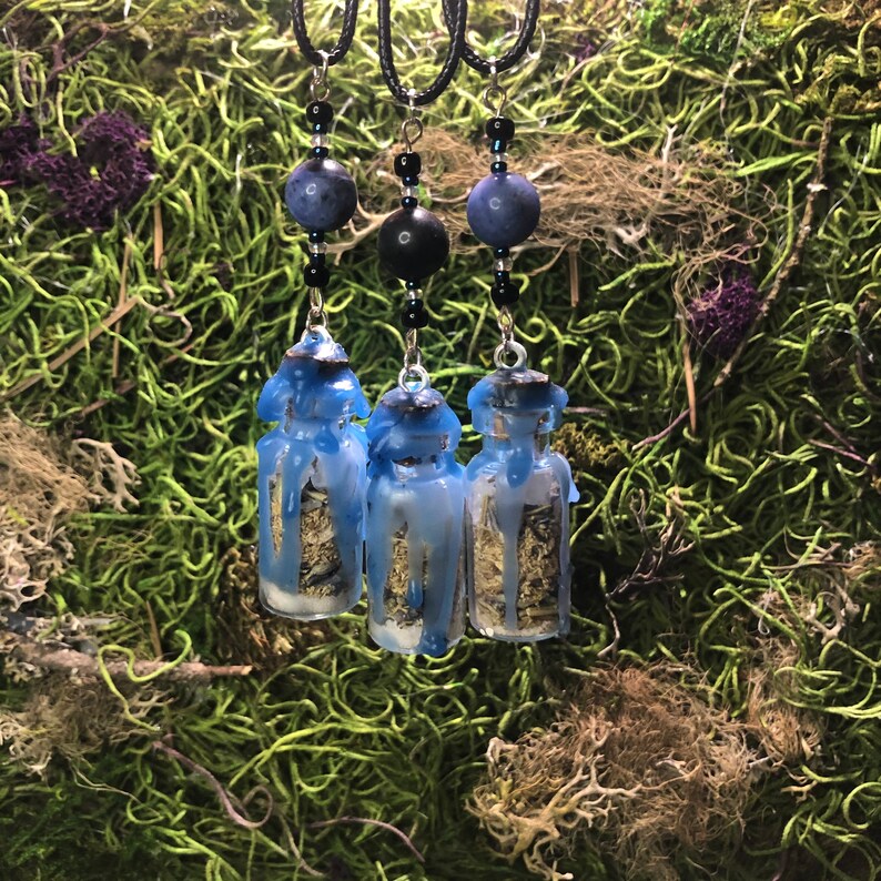 Protection Self-Love Anti-Anxiety Spell Jar Necklaces