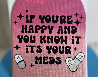 Take your medicine fridge magnet