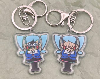 Static Miku Reversible Epoxy Charm AI FREE Human Made