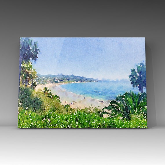 South California Coast Laguna Beach. Painting Wall Art Etsy