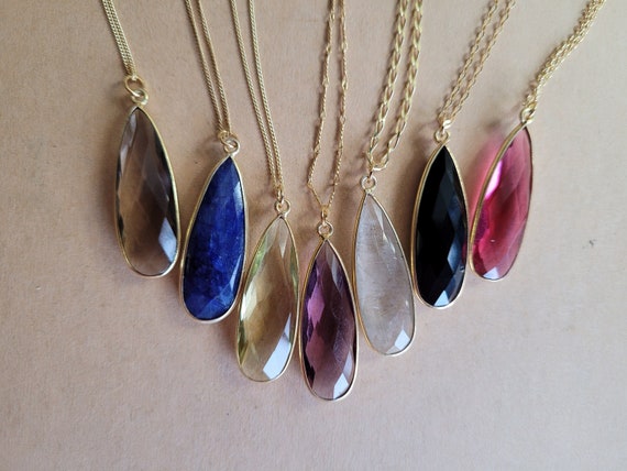 Custom cheap gemstone pendants