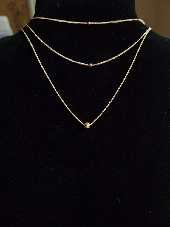 Simple Gold Necklace/ Dainty Necklaces/ Handmade Jewelry / | Etsy