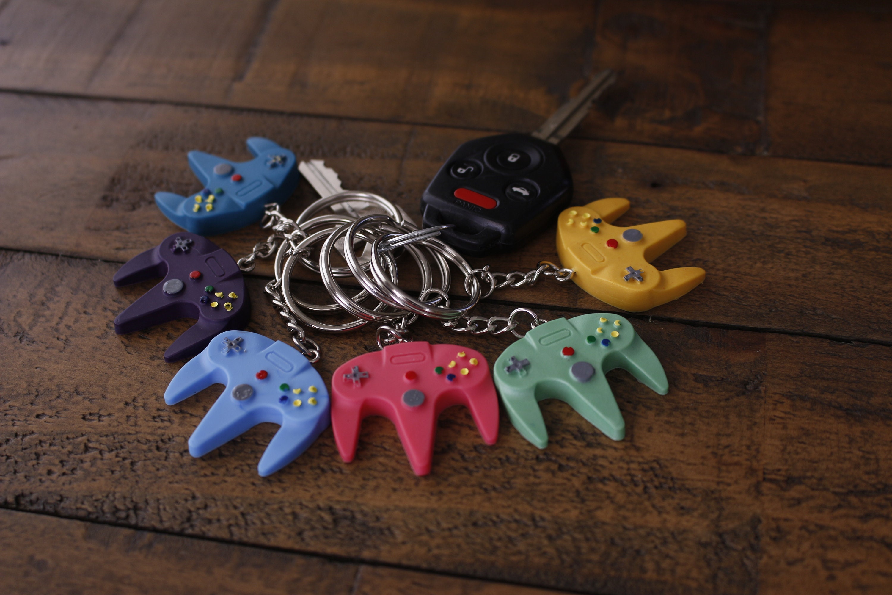 Nintendo 64 Controller Keychain Etsy