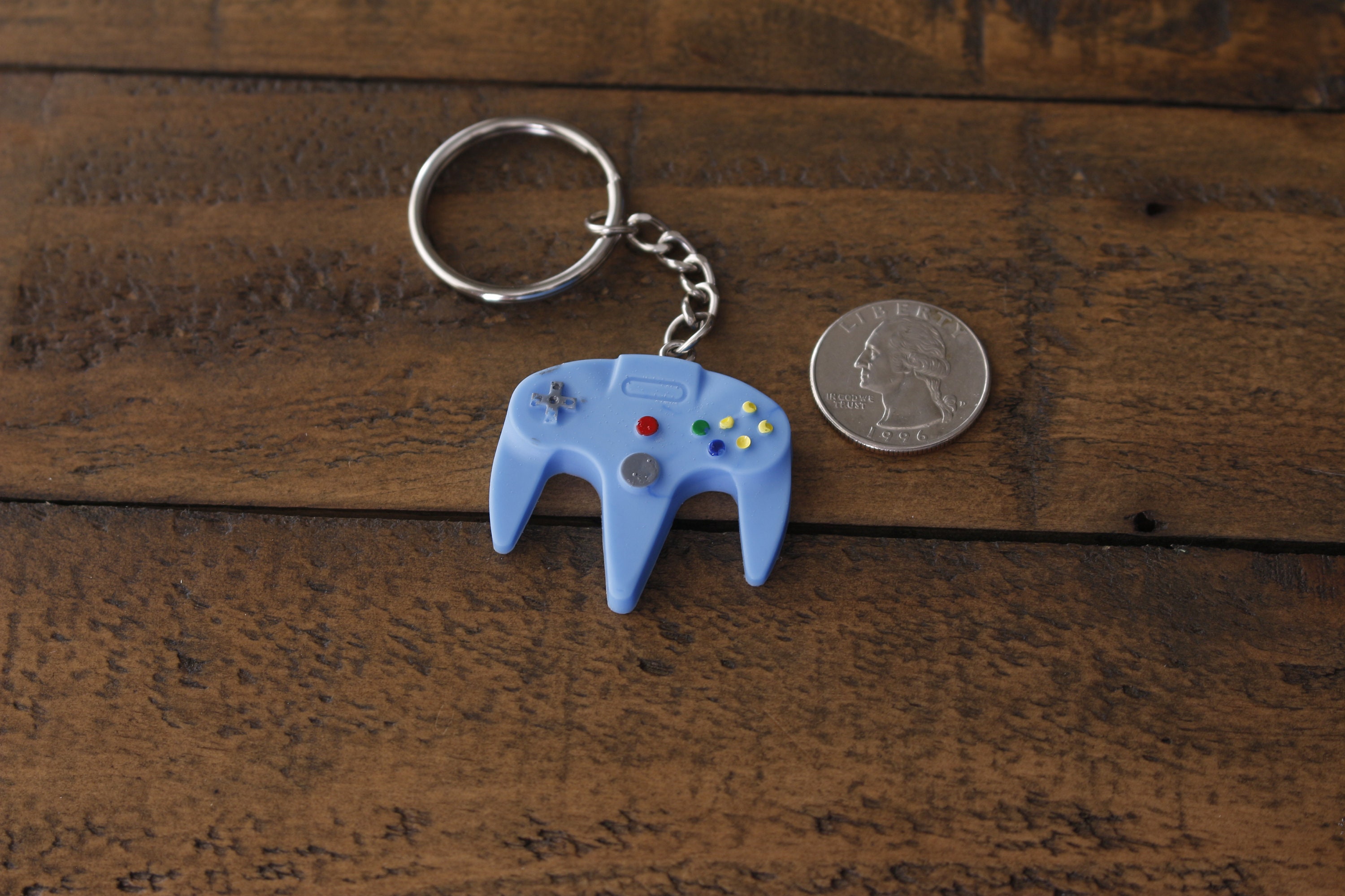 Nintendo 64 Controller Keychain Etsy