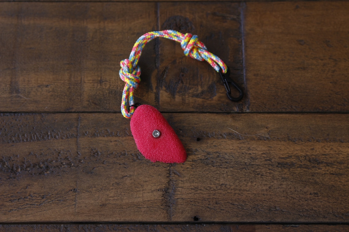 Rock Climbing Indoor Holds KeyChains with paracord and S knot Etsy