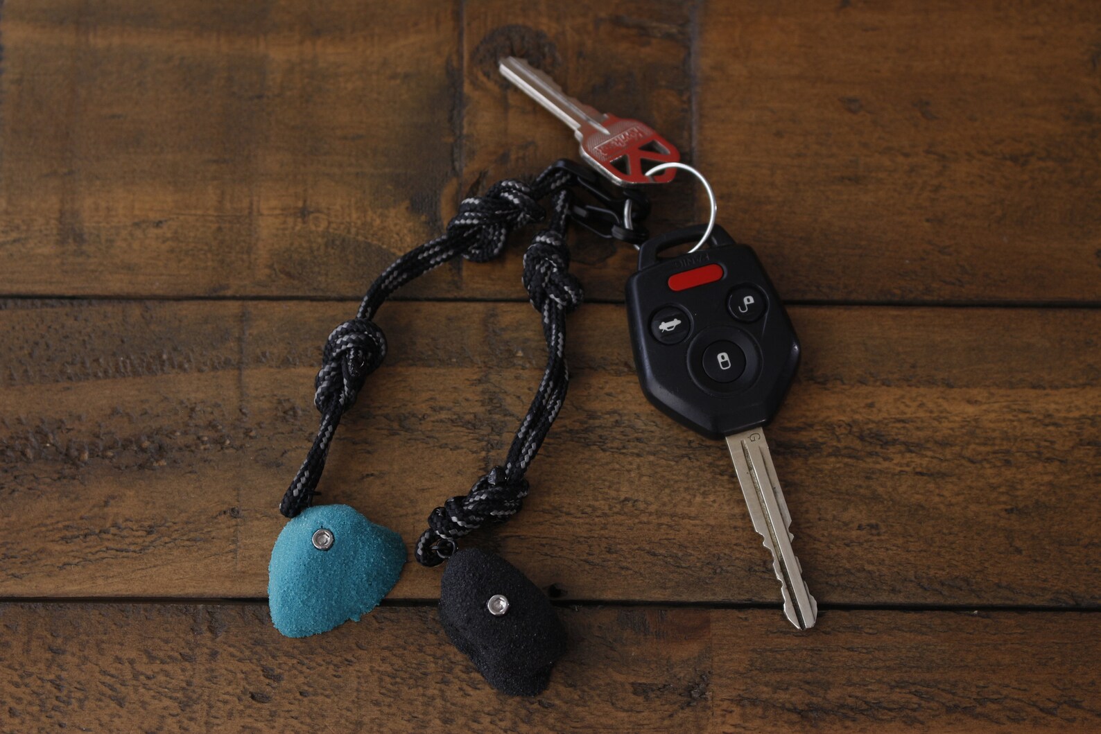 Rock Climbing Indoor Holds KeyChains with paracord and S knot Etsy