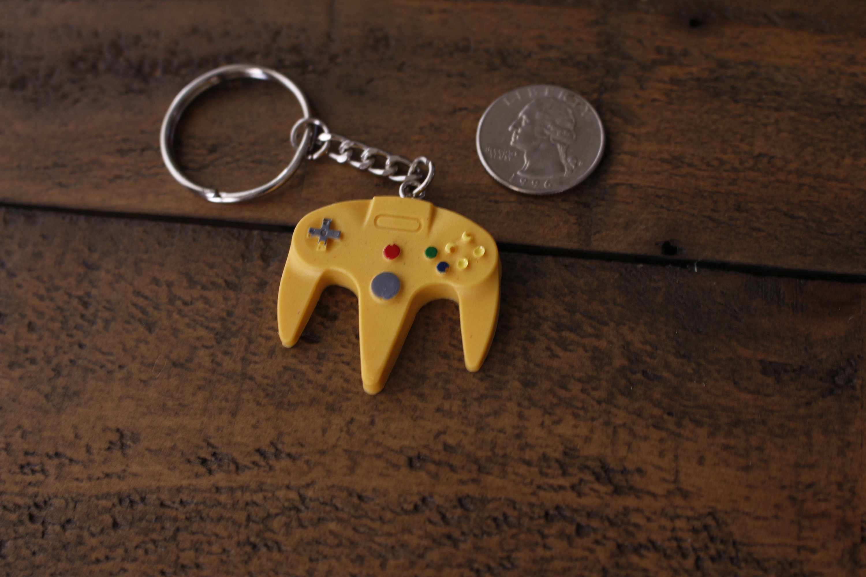 Nintendo 64 Controller Keychain Etsy