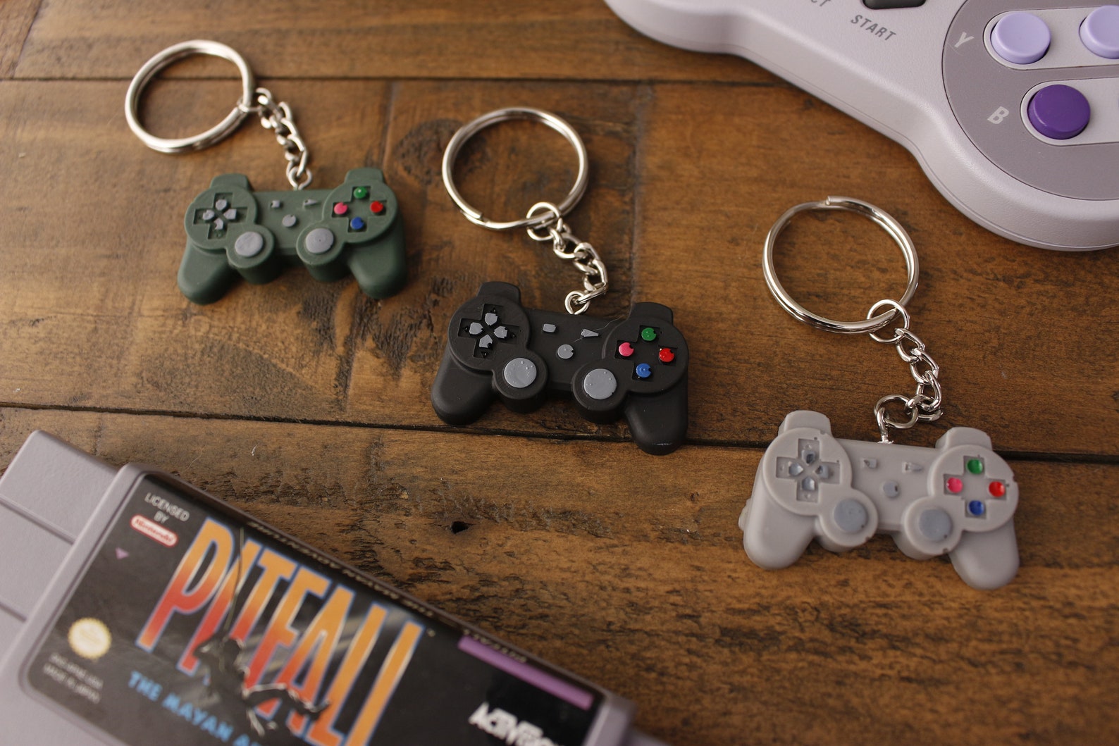 Playstation Controller Keychain Etsy