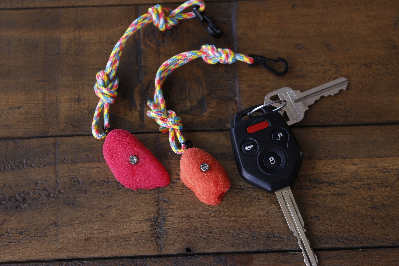 Rock Climbing Indoor Holds KeyChains with paracord and S knot Etsy