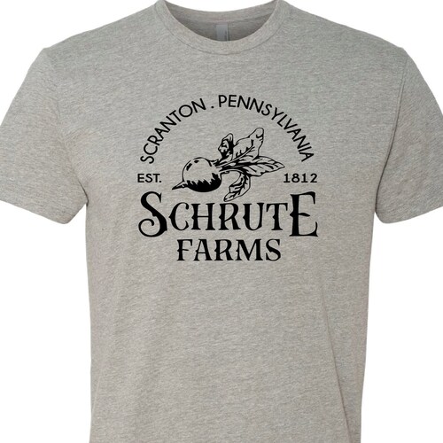 Schrute Farms Hoodie the Office Shirt Graphic Hoodie - Etsy