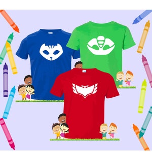 Pj masks birthday shirt Etsy Espana
