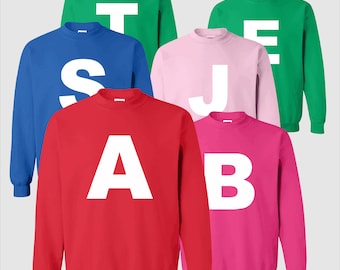 Sweater met letters, kostuum, Halloweenkostuum, grappig sweatshirt