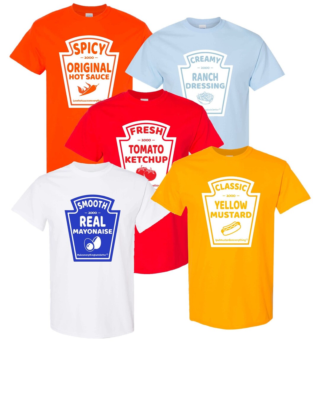 Condiment Shirt. Halloween Costume Shirt. Funny Halloween Etsy