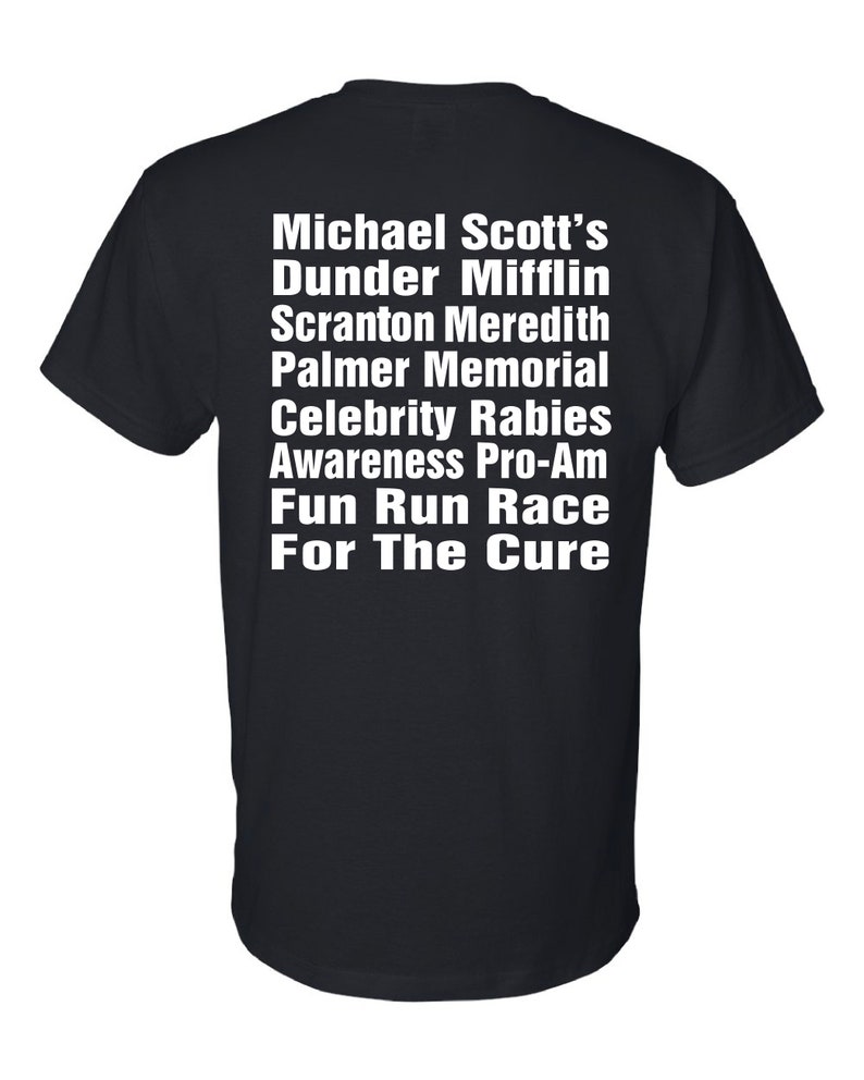michael scott's dunder mifflin fun run shirt