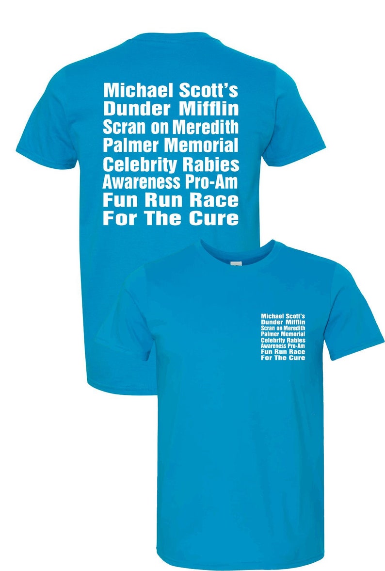 michael scott meredith palmer fun run shirt