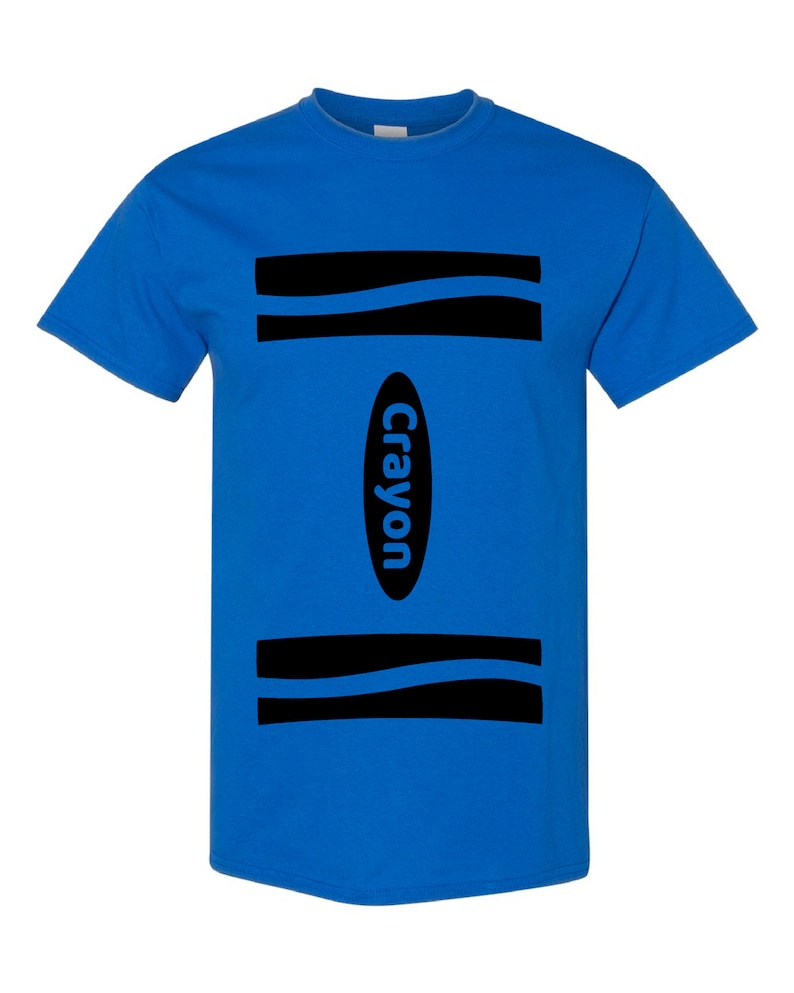 Crayon Shirt Costume Halloween Costume Funny Tee Etsy