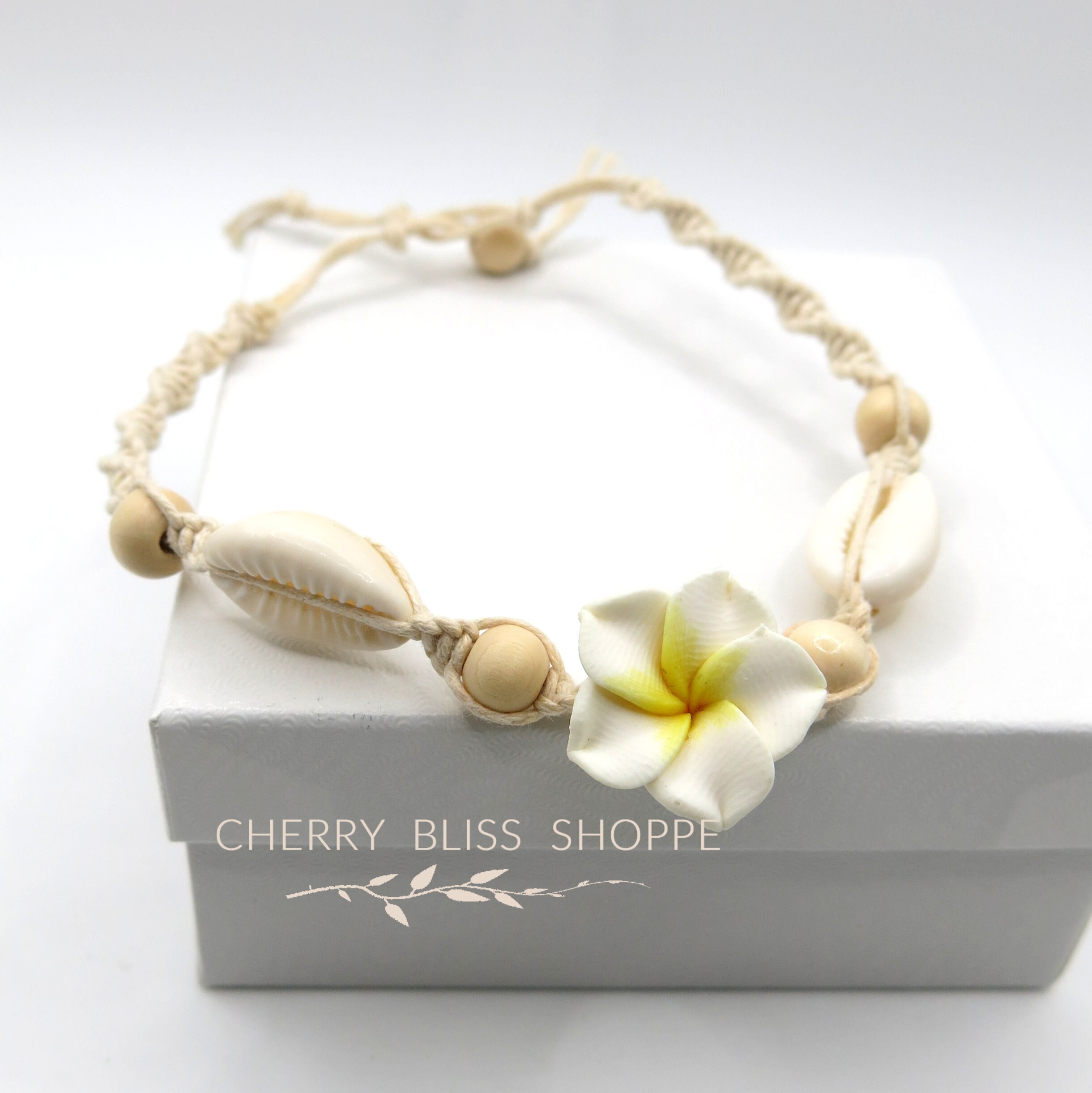 Hawaiian clearance flower anklets
