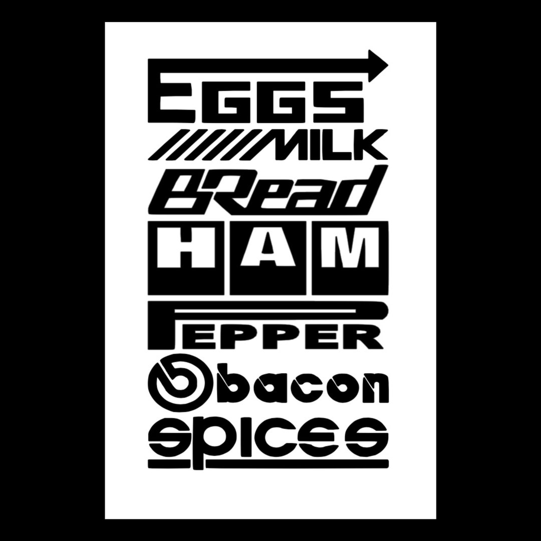 Grocery List Sponsor Roll Call Bundle Sponsorship Groceries Decals