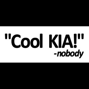 Cool KIA Window Decal | | KIA Car Sticker | Custom Car Decal | Window Decal | Custom KIA Windshield Decal | Kia Racing Sticker