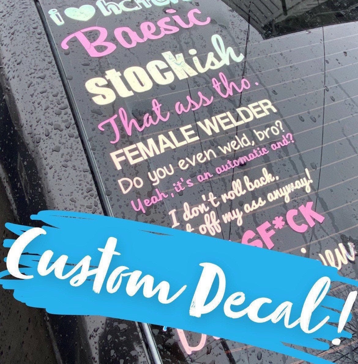 Custom Decal JDM Decal Design Your Own Decal Roll Call Etsy UK