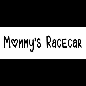 Mommy’s Racecar Window Decal | Windshield Banner | Car Sticker | Custom Car Decal | Window Decal | Custom Windshield Decal | Car Girl Decal