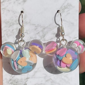 Mickey head dangly earring