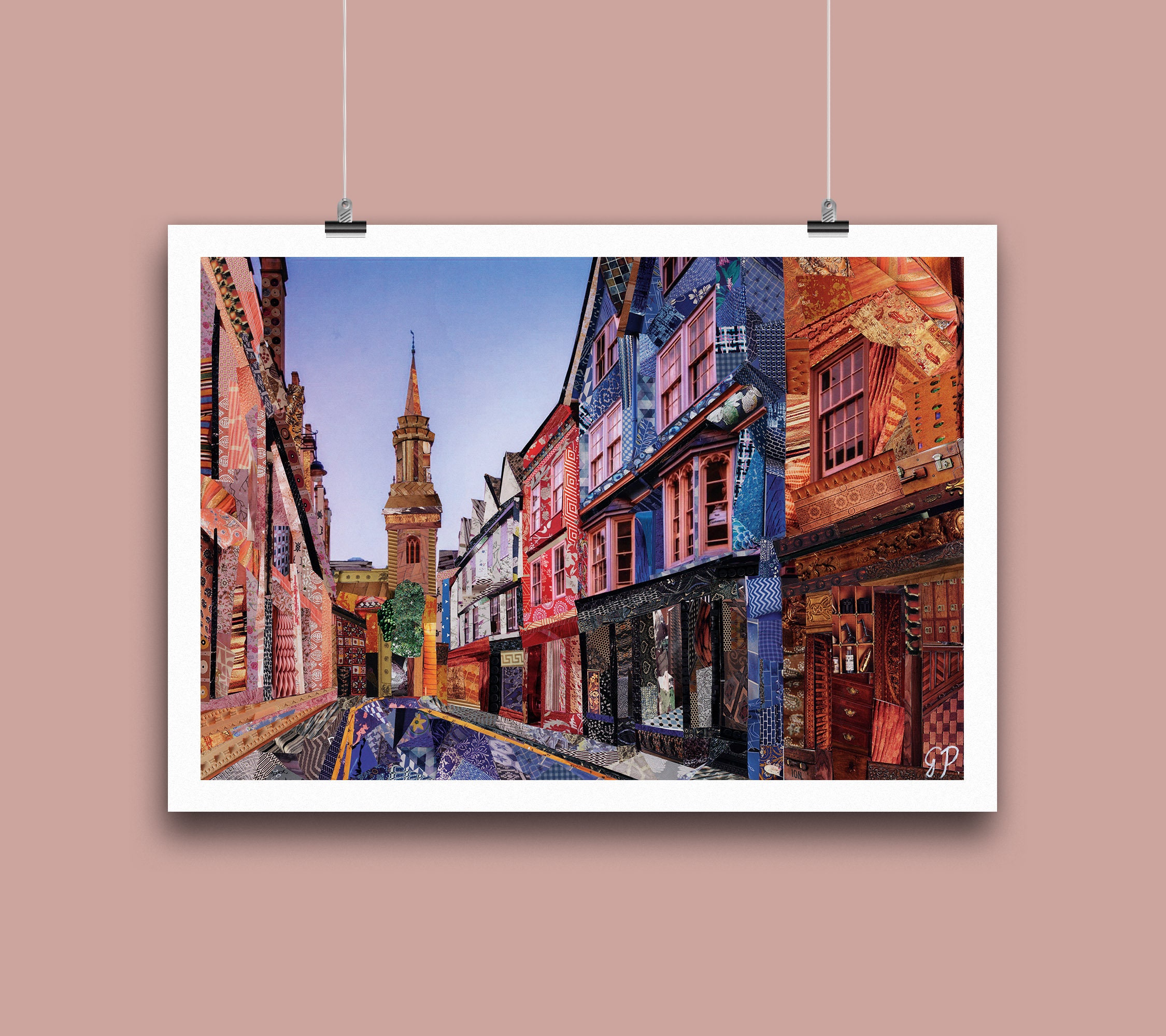 A3/A4 Oxford 'Turl Street' Art Print Oxfordshire Art Etsy