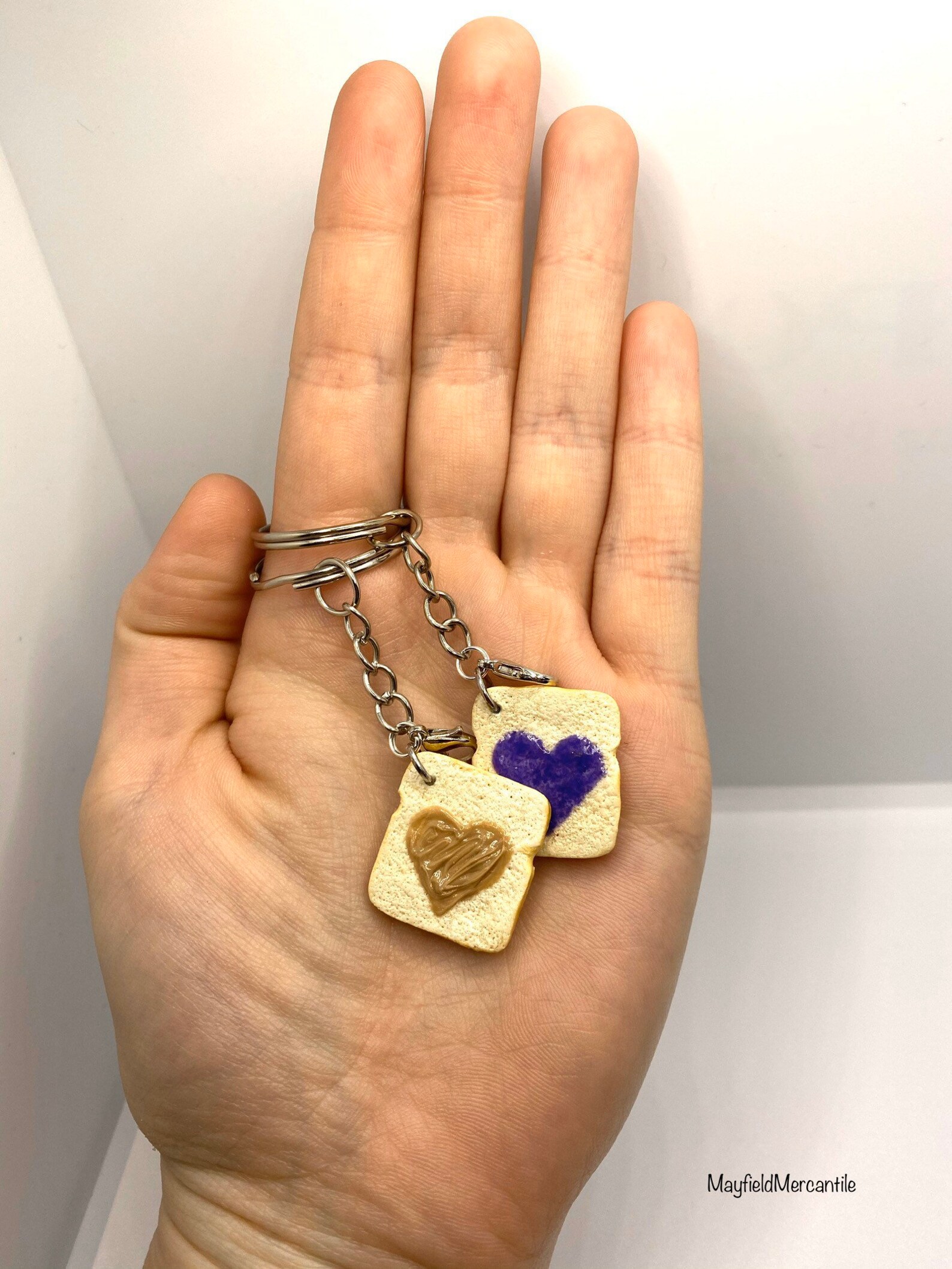 Polymer Clay PB&J Friendship Charms/Keychains Etsy