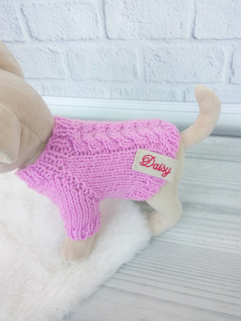 Knit Woolen Sweater for Small Breeds Dog Woolen Dog Vest Etsy