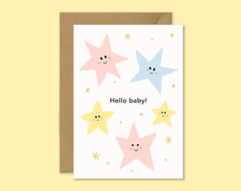 Hello Baby Greeting Card