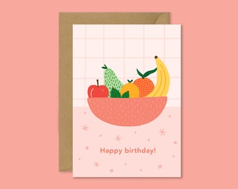 Fruity Birthday Greeting Card