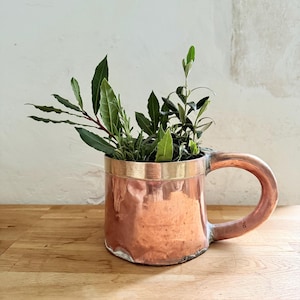 Antique French Copper Measuring Cup