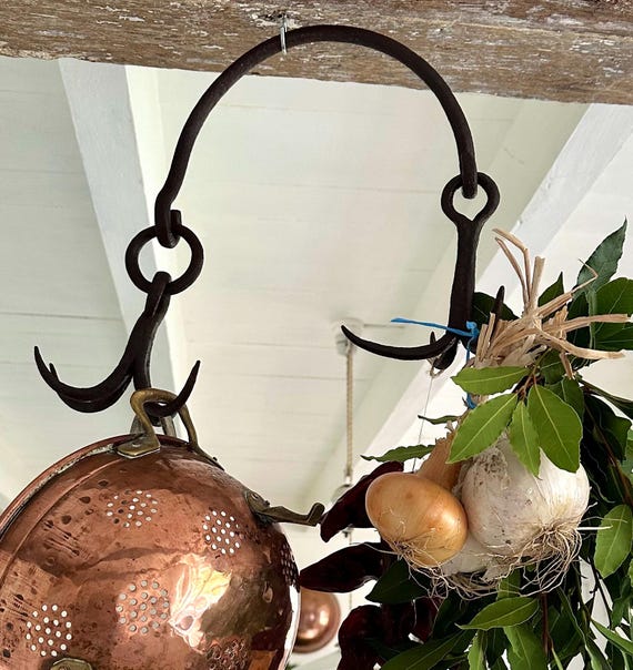 RARE ANCIEN CROCHET De Chatelaine Monture De Sac Bourse Aumônière
