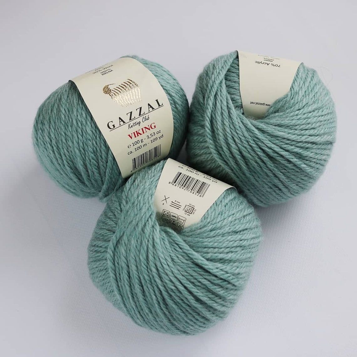 Gazzal Viking Yarn Knitting Yarn Gazzal Yarn Wool Yarn Gazzal | Etsy