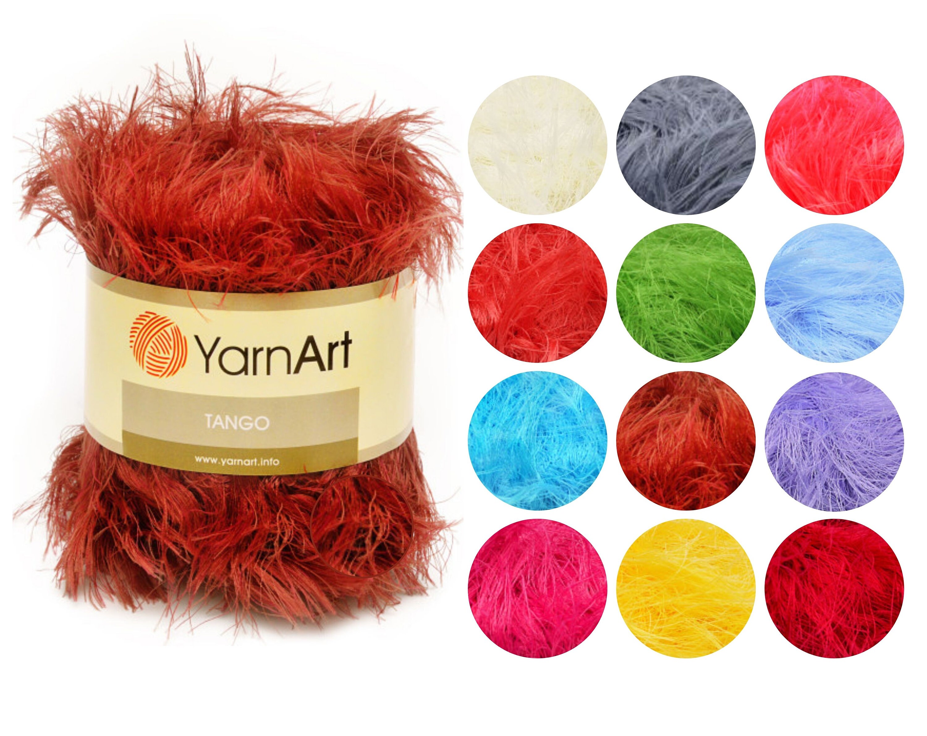 YarnArt Tango yarn Fantasy yarn Knitting yarn Crochet yarn Etsy