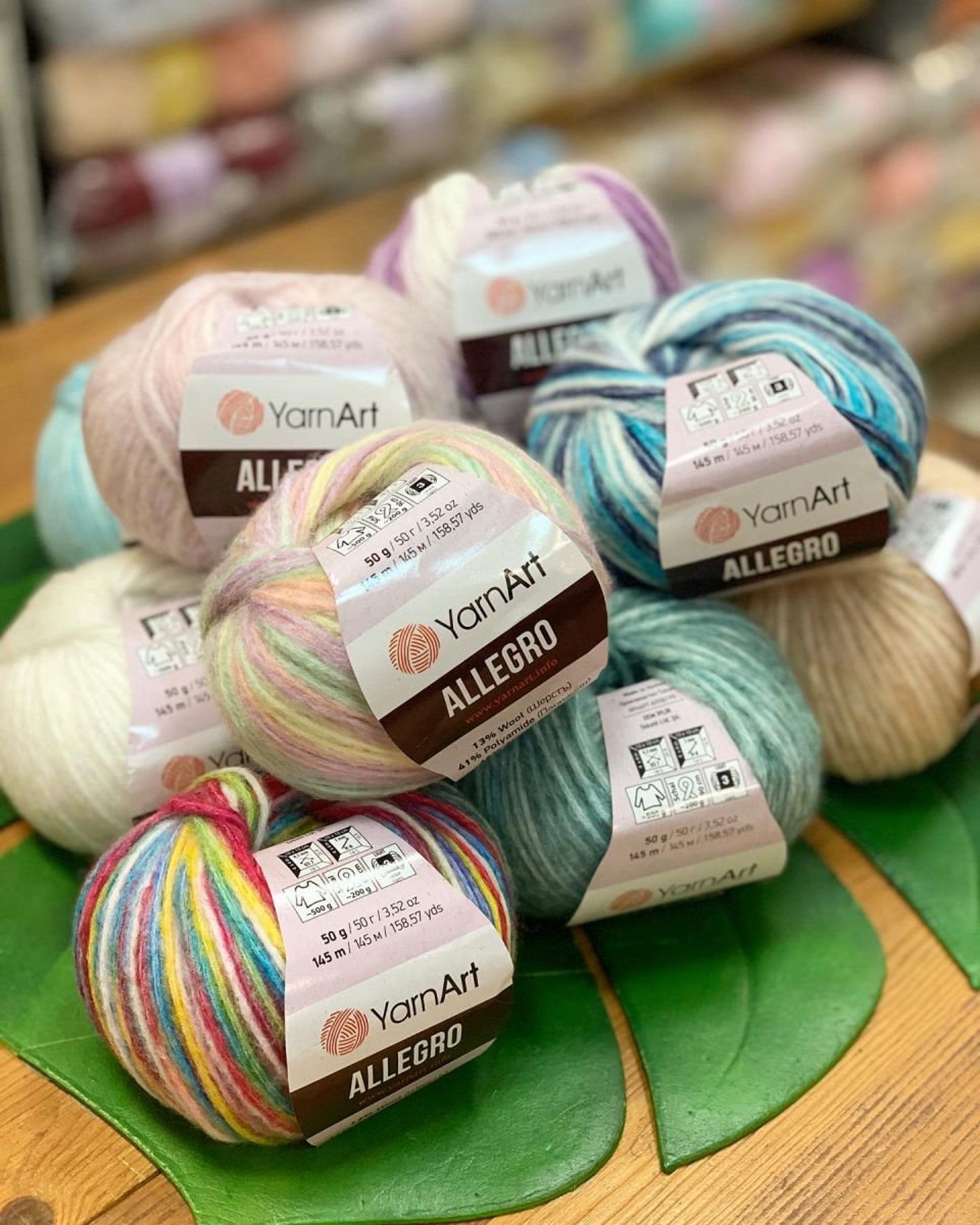 YarnArt Allegro yarn Knitting yarn YarnArt yarn Wool yarn Etsy