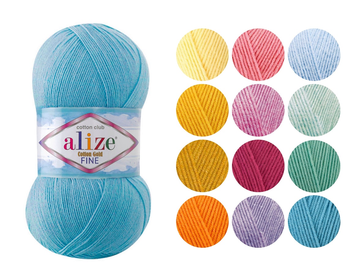 Пряжа Alize Cotton Gold Fine Baby Купить
