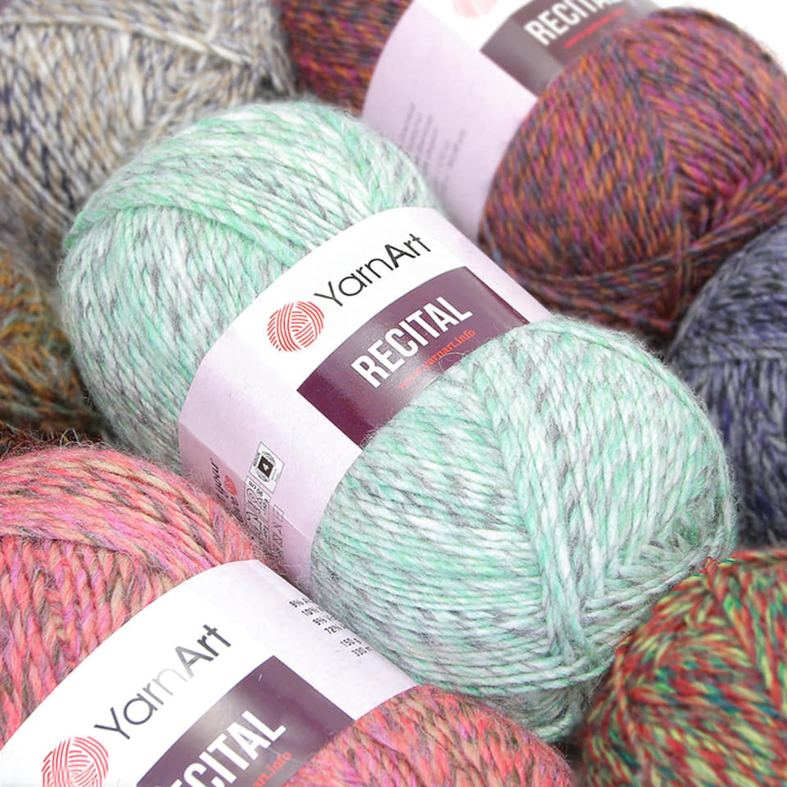 YarnArt Recital yarn Wool yarn Knitting yarn Crochet yarn Etsy