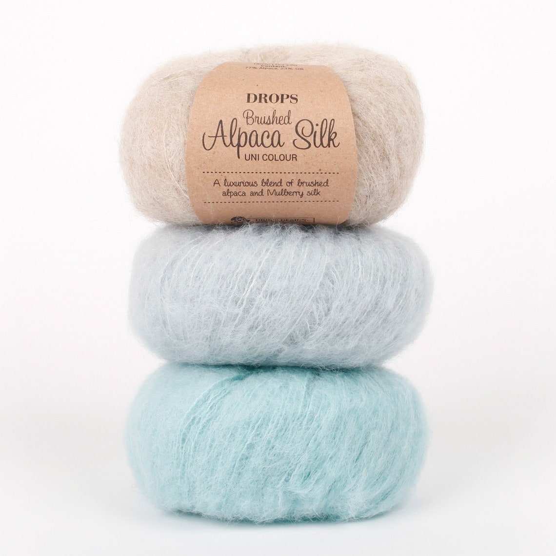 Drops Brushed Alpaca Silk yarn Knitting yarn Alpaca yarn Etsy