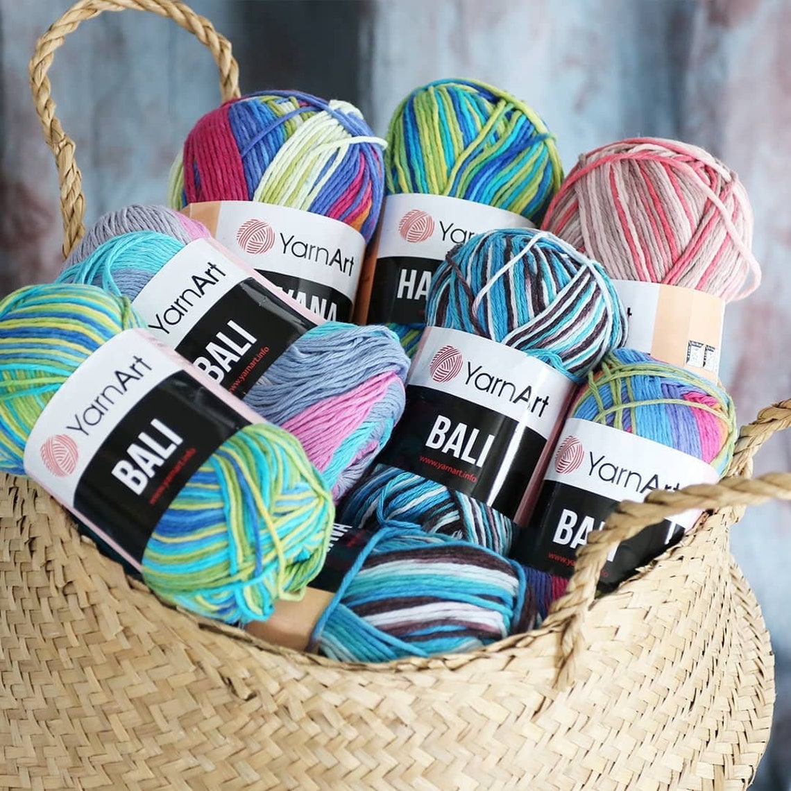 YarnArt Bali yarn Cotton yarn Knitting yarn Crochet yarn Etsy