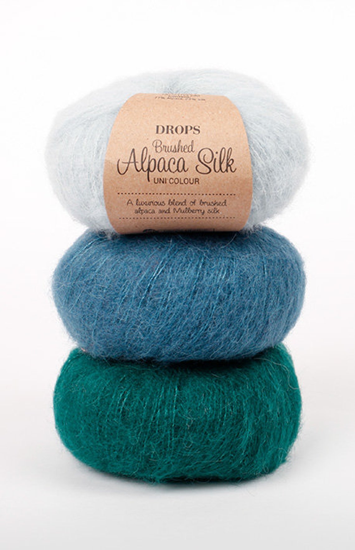 Drops Brushed Alpaca Silk yarn Knitting yarn Alpaca yarn Etsy