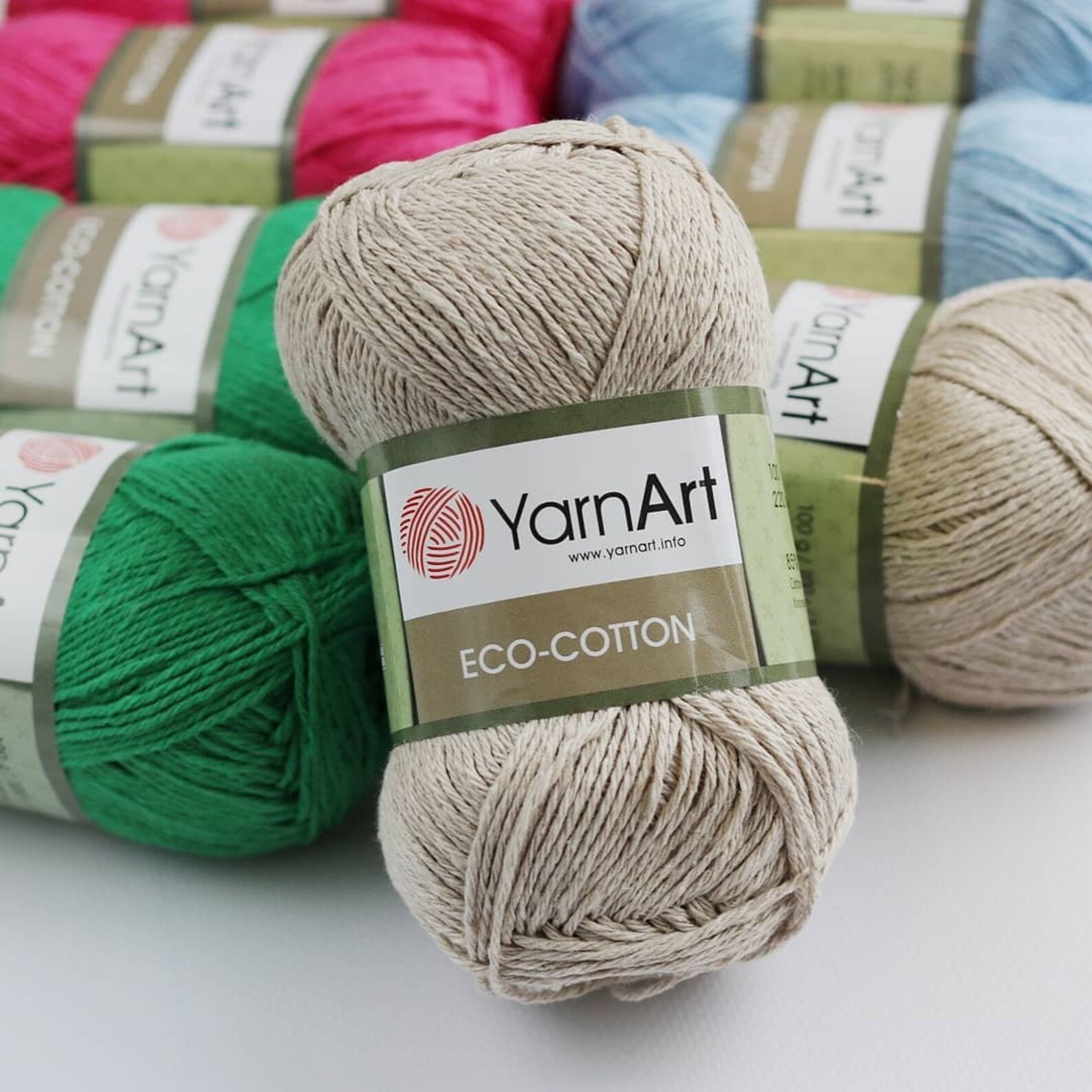 Yarnart Ecocotton Yarn Yarnart Cotton Yarn Soft Yarn Crochet Etsy