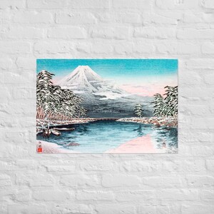 Unique Japanese Mountain Wall Art - Artist Hiroaki Takahashi - Anime Wall Decor - Unique Gift - Colorful Wall Print - Maximalist Décor