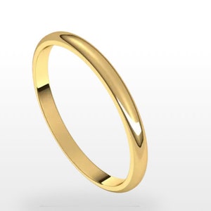 22k Yellow gold band sz 5.5