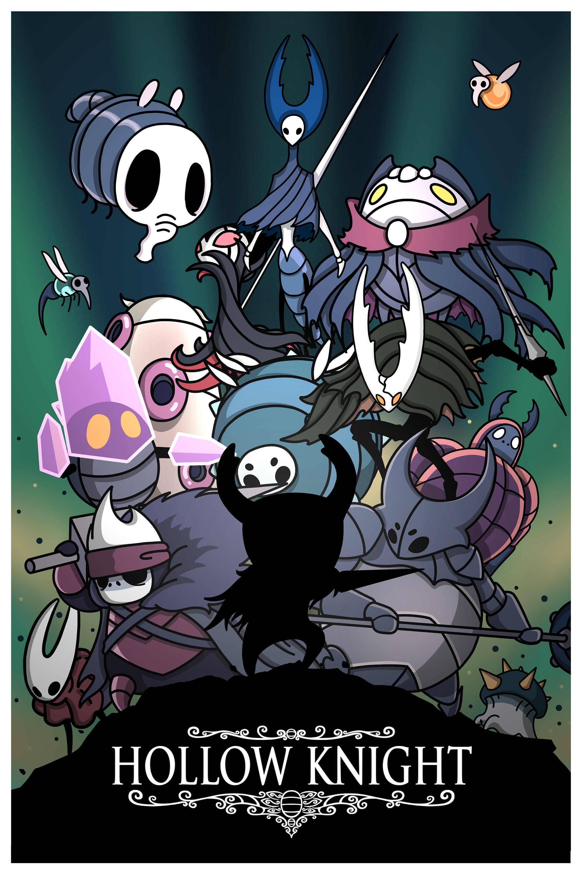 Hollow Knight // Poster Etsy