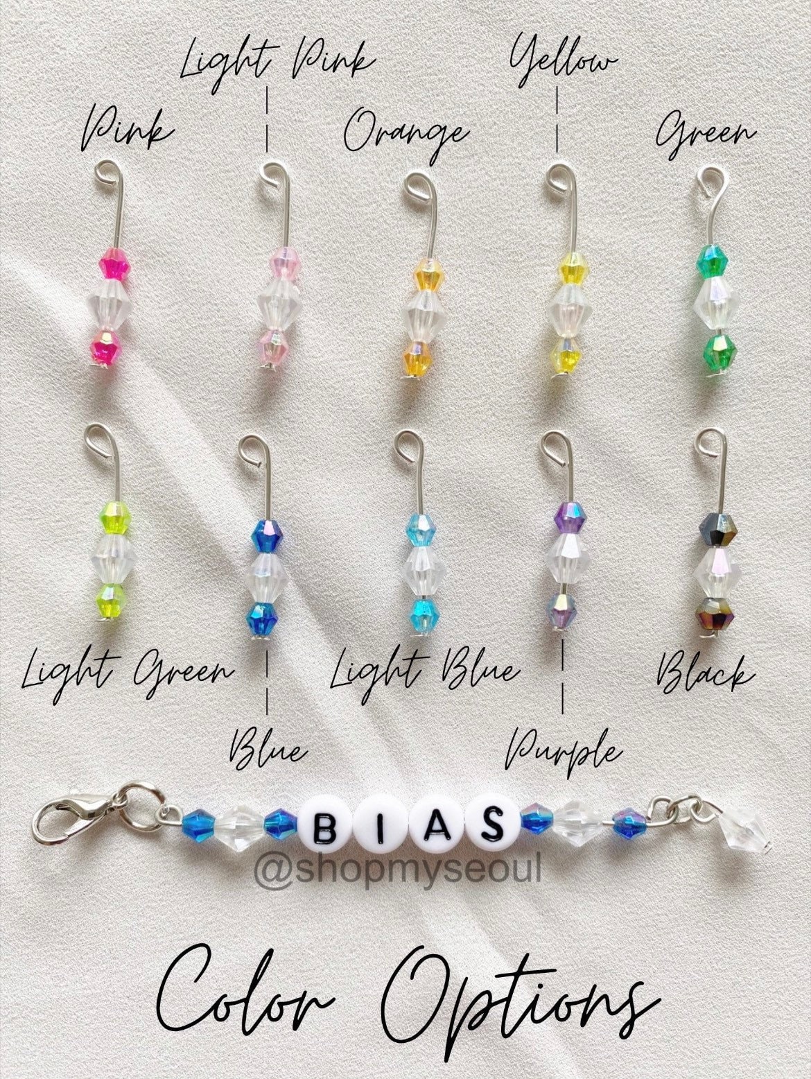 MONSTA X Custom Bias Beaded Keychain - Etsy