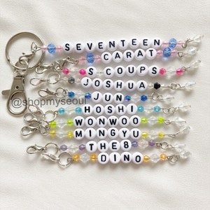 SEVENTEEN bias custom kpop keychain