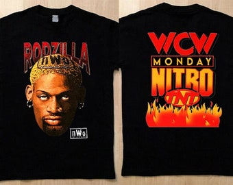 90's Rodzilla Dennis Rodman N.W.O Unisex T-Shirt, Rodzilla Shirt, WCW Monday Nitro TNT, Basketball Shirt, Sport Shirt, Great Gift for Fan