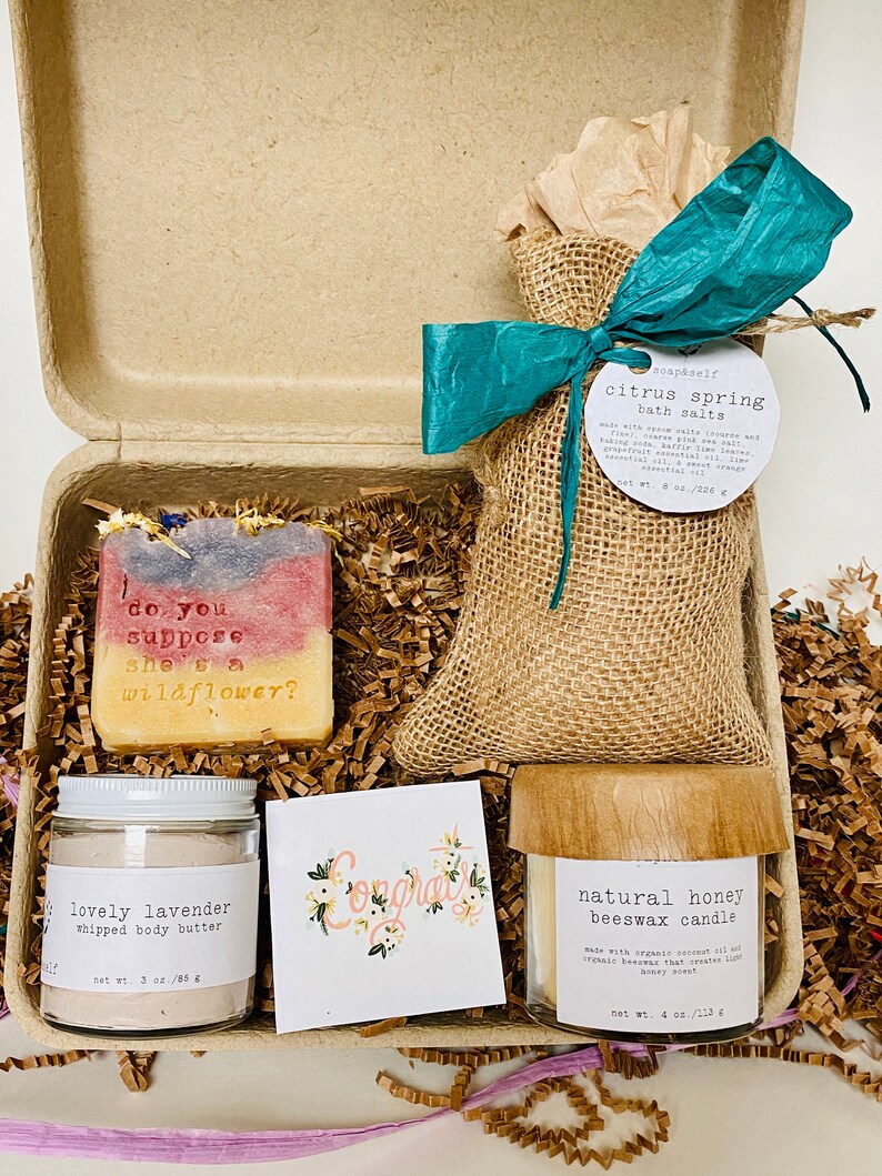 Self Care Kit Mental Health Care Package Spa Basket Etsy